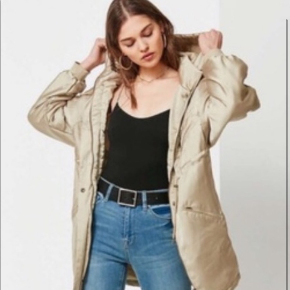 Urban outfitters satin parka